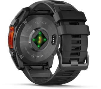 Смарт-часы Garmin Fenix 8 51мм 1.4" AMOLED корп.серый рем.черный разм.брасл.:127-210мм (010-02905-00) - цена, купить или заказать с доставкой в интернет-магазине Смарт-часы Garmin Fenix 8 51мм 1.4" AMOLED корп.серый рем.черный разм.брасл.:127-210мм (010-02905-00) - купить недорого с доставкой в интернет-магазине