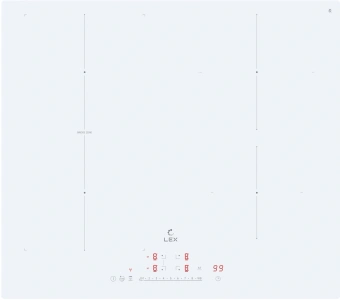 Индукционная варочная поверхность Lex EVI 641A I WH белый - купить недорого с доставкой в интернет-магазине