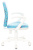 Кресло детское Бюрократ KD-W10AXSN голубой Sticks 06 крестов. пластик пластик белый - купить недорого с доставкой в интернет-магазине