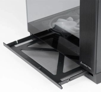 Корпус Chieftec Visio черный без БП ATX 9x120mm 2x140mm 1xUSB3.1 audio bott PSU - купить недорого с доставкой в интернет-магазине
