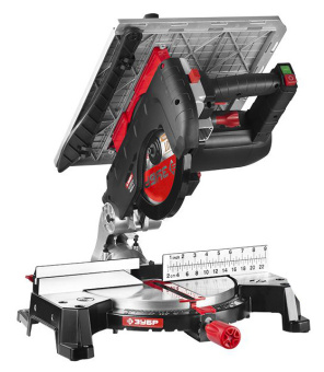 Торцовочная пила Зубр ЗПТК-255-1800 1800Вт 4500об/мин d=250мм - купить недорого с доставкой в интернет-магазине