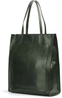 Сумка шоппер The Bridge Mirra 04130401/I2 темно-зеленая натур.кожа - купить недорого с доставкой в интернет-магазине