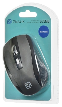 Мышь Оклик 635MB черный/серый оптическая 1600dpi беспров. BT для ноутбука 4but (489350) - купить недорого с доставкой в интернет-магазине