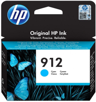 Картридж струйный HP 912 3YL77AE голубой (315стр.) для HP OfficeJet 801x/802x - купить недорого с доставкой в интернет-магазине