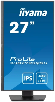 Монитор Iiyama 27" ProLite XUB2793QSU-B7 черный IPS LED 16:9 HDMI M/M матовая HAS Piv 300cd 178гр/178гр 2560x1440 100Hz DP 2K USB 5.6кг - купить недорого с доставкой в интернет-магазине