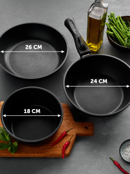 Набор посуды Polaris EasyKeep 4DG 4 предмета (018546) - купить недорого с доставкой в интернет-магазине