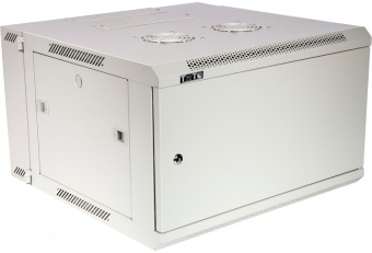Шкаф коммутационный Lanmaster (TWT-CBW3M-12U-6X6-GY) настенный 12U 600x600мм пер.дв.металл задн.дв.спл.стал.лист 2 бок.пан. 60кг серый 441мм 23кг 120град. 635мм IP20 металл - купить недорого с доставкой в интернет-магазине