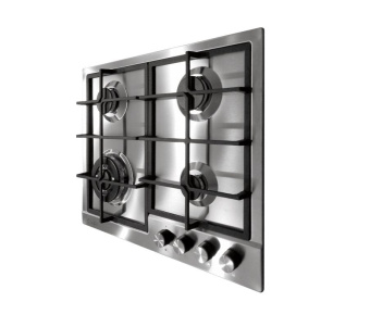 Газовая варочная поверхность Lex GVS 640 IX нержавеющая сталь - купить недорого с доставкой в интернет-магазине