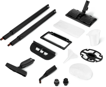 Пароочиститель напольный Kitfort КТ-9187 2000Вт черный/бирюзовый - купить недорого с доставкой в интернет-магазине