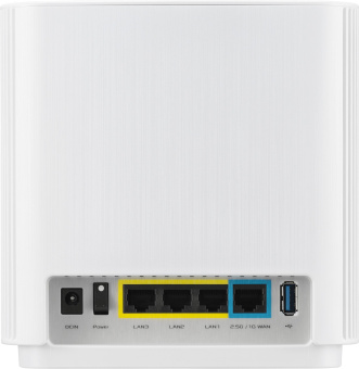 Бесшовный Mesh роутер Asus ZenWiFi XT9 (W-2-PK) AX7800 2.5GE/USB3.0 белый (упак.:2шт) - купить недорого с доставкой в интернет-магазине