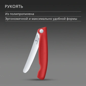 Нож кухонный Victorinox Swiss Classic 6.7801.FC1 стальной столовый лезв.110мм прямая заточка красный карт.коробка - купить недорого с доставкой в интернет-магазине