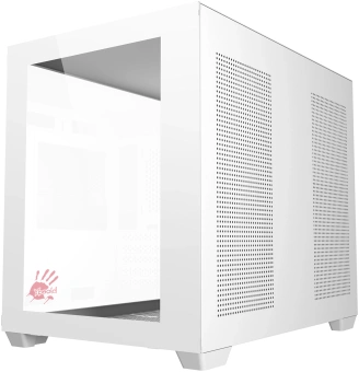 Корпус Bloody BD-CC108 белый без БП mATX 9x120mm 2xUSB3.0 audio bott PSU - купить недорого с доставкой в интернет-магазине