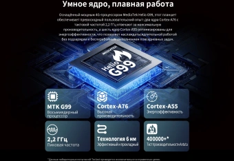 Планшет Teclast T60 Pro Premium set G99 (2.2) 8C RAM8Gb ROM128Gb 12" IPS 2000x1200 4G Android 15 серый 13Mpix 8Mpix BT WiFi microSD 1Tb 8000mAh 13.5hr - купить недорого с доставкой в интернет-магазине