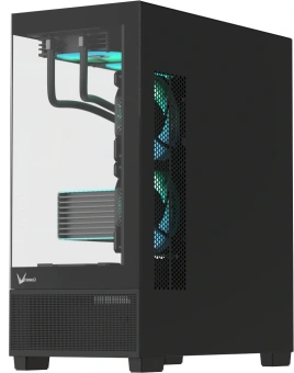 Корпус Formula Crystal E1 черный без БП ATX 5x120mm 3x140mm 2xUSB3.0 1xUSB3.1 audio bott PSU - купить недорого с доставкой в интернет-магазине