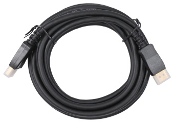 Кабель аудио-видео Buro V1.4 DisplayPort (m)/DisplayPort (m) 5м. черный (BHP-DPP-1.4-5) - купить недорого с доставкой в интернет-магазине