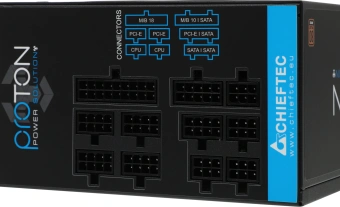 Блок питания Chieftec ATX 1000W Proton BDF-1000C 80+ bronze (20+4pin) APFC 140mm fan 9xSATA Cab Manag RTL - купить недорого с доставкой в интернет-магазине