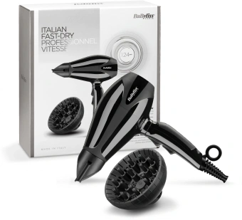 Фен Babyliss 6715DE 2400Вт черный - купить недорого с доставкой в интернет-магазине