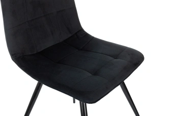 Стул для дома Бюрократ CH-K1_4 комплект 4шт черный Holland 75 металл черный на ножках (CH-K1_1/HL75_4) - купить недорого с доставкой в интернет-магазине