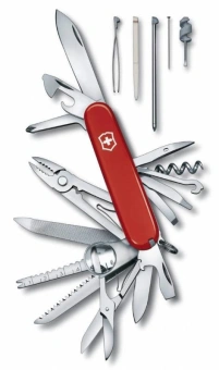 Нож перочинный Victorinox SwissChamp (1.6795) 91мм 33функц. красный карт.коробка - купить недорого с доставкой в интернет-магазине