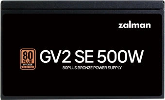 Блок питания Zalman ATX 500W ZM500-GV2SE 80+ bronze (20+4pin) 120mm fan 6xSATA RTL - купить недорого с доставкой в интернет-магазине