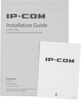 Коммутатор IP-Com G1105P-4-63W (L2) 5x1Гбит/с 4PoE 58W неуправляемый - цена, купить или заказать с доставкой в интернет-магазине Коммутатор IP-Com G1105P-4-63W (L2) 5x1Гбит/с 4PoE 58W неуправляемый - купить недорого с доставкой в интернет-магазине
