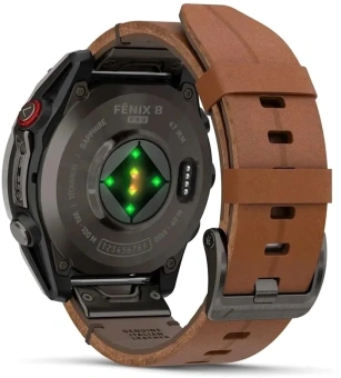 Смарт-часы Garmin Fenix 8 Pro 1.4" AMOLED корп.серый рем.песочный (010-03198-40) - купить недорого с доставкой в интернет-магазине
