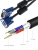 Кабель-удлинитель видео Premier 5-960EXT VGA (m)/VGA (f) 3м. феррит.кольца черный (5-960EXT 3.0) - купить недорого с доставкой в интернет-магазине
