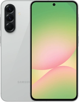 Смартфон Samsung SM-A566E Galaxy A56 5G 256Gb 8Gb серый моноблок 3G 4G 2Sim 6.7" 1080x2340 Android 15 50Mpix 802.11 a/b/g/n/ac/ax NFC GPS GSM900/1800 GSM1900 Protect - купить недорого с доставкой в интернет-магазине