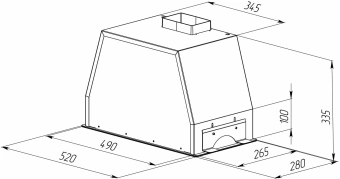 Вытяжка встраиваемая Zigmund & Shtain K 014.5 S серебристый управление: сенсорное (1 мотор) - купить недорого с доставкой в интернет-магазине