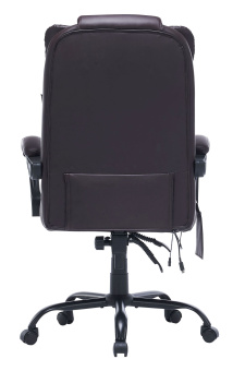 Кресло Cactus с вибромассажем CS-CHR-OC03M-BR темно-коричневый эко.кожа с подголов. крестов. - купить недорого с доставкой в интернет-магазине