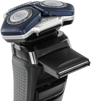 Бритва роторная Philips Series 7000 S7886/35 реж.эл.:3 питан.:аккум. черный/синий - купить недорого с доставкой в интернет-магазине