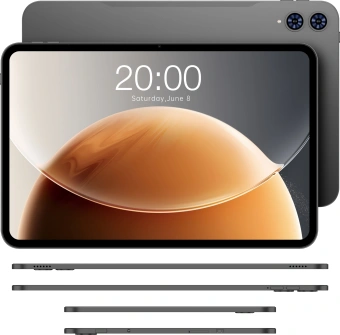 Планшет Teclast T65 Premium set 2026 T7280 (2.2) 8C RAM6Gb ROM256Gb 13.4" IPS 1920x1200 4G Android 16 черный 13Mpix 5Mpix BT WiFi microSD 1Tb 8000mAh - купить недорого с доставкой в интернет-магазине