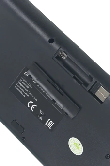 Клавиатура + мышь Оклик 220M клав:черный мышь:черный USB беспроводная slim Multimedia (1062000) - купить недорого с доставкой в интернет-магазине