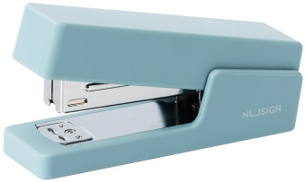 Степлер Deli NS084-BL Nusign 24/6 26/6 (20листов) синий 100скоб коробка - купить недорого с доставкой в интернет-магазине