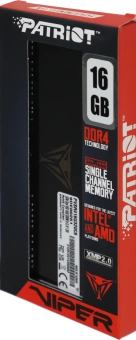 Память DDR4 16GB 3200MHz Patriot PVSR416G320C8 Viper Steel RGB RTL Gaming PC4-25600 CL18 DIMM 288-pin 1.35В dual rank с радиатором Ret - купить недорого с доставкой в интернет-магазине