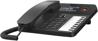 Телефон проводной Gigaset DESK 600 черный - купить недорого с доставкой в интернет-магазине