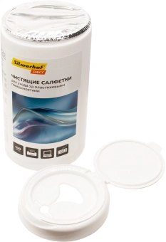 Салфетки Silwerhof Daily для компьютеров и оргтехники туба 100шт влажных - купить недорого с доставкой в интернет-магазине