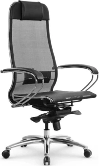 Кресло Метта T-1.04 Infinity Easy Clean сетка с подголов. крестов. металл хром (комплект 1шт) - купить недорого с доставкой в интернет-магазине