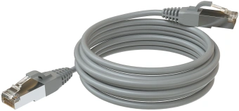 Патч-корд Sysmatrix PC 4545.5ES26.5LSZHGY F/UTP RJ-45 вил.-вилка RJ-45 кат.5E 5м серый LSZH - купить недорого с доставкой в интернет-магазине