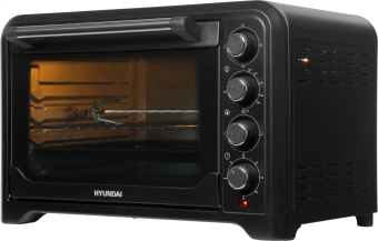 Мини-печь Hyundai MIO-HY105 45л. 2000Вт черный - купить недорого с доставкой в интернет-магазине