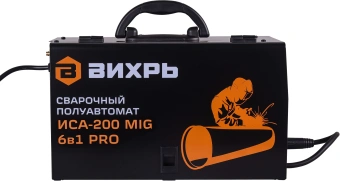 Сварочный полуавтомат Вихрь ИСА-200 MIG PRO инвертор MIG-MAG/SPOT/FCAW/MMA/Lift TIG 5.9кВт - купить недорого с доставкой в интернет-магазине