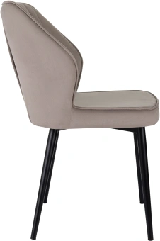 Стул для дома Бюрократ CH-K5_2 комплект 2шт т.бежевый Holland 61 металл черный на ножках (CH-K5_1/HL61_2) - купить недорого с доставкой в интернет-магазине