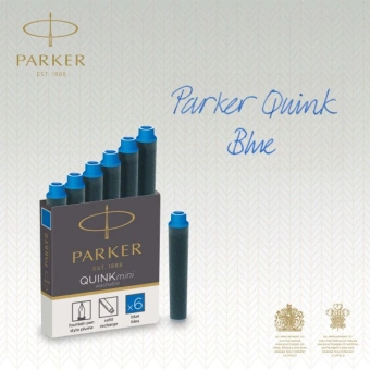 Картридж Parker Quink Z17 Mini (1950409) синие чернила для ручек перьевых (6шт) - купить недорого с доставкой в интернет-магазине