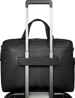 Деловая сумка Piquadro Cronus CA6025S134/N с отделением для ноутбука черный натур.кожа - купить недорого с доставкой в интернет-магазине