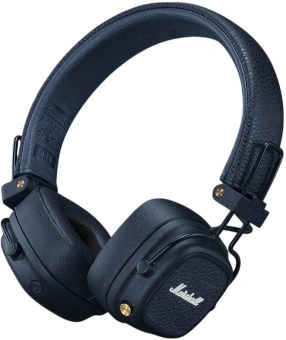 Гарнитура накладные Marshall Major V синий беспроводные bluetooth оголовье (MAJOR V MIDNIGHT BLUE) - купить недорого с доставкой в интернет-магазине