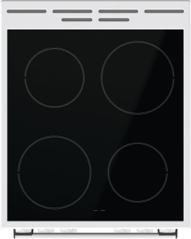 Плита Электрическая Gorenje Essential GEC5A41WG белый/черный стеклокерамика - купить недорого с доставкой в интернет-магазине