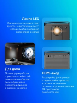 Проектор Cactus CS-PRC.04B.Full HD-A LCD 3500Lm LS 240Lm ANSI (1920x1080) 1000:1 ресурс лампы:50000часов 1xUSB typeA 1xHDMI 1.35кг - купить недорого с доставкой в интернет-магазине