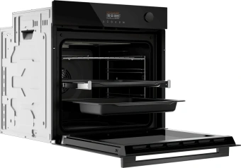 Духовой шкаф Электрический Haier HOQ-F4AAN3GB черный - купить недорого с доставкой в интернет-магазине