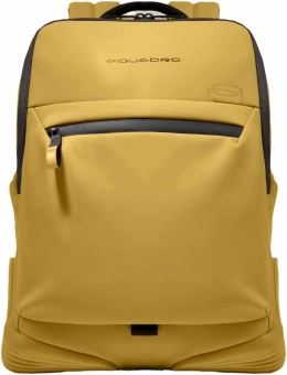Рюкзак Piquadro Corner 2.0 CA6464C2OW/G желтый полиуретан/полиэстер - купить недорого с доставкой в интернет-магазине