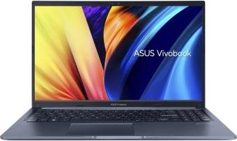 Ноутбук Asus VivoBook X1502ZA-BQ2345 Core i7 12700H 16Gb SSD512Gb Intel Iris Xe graphics 15.6" IPS FHD (1920x1080) noOS blue WiFi BT Cam (90NB0VX1-M03780) - купить недорого с доставкой в интернет-магазине